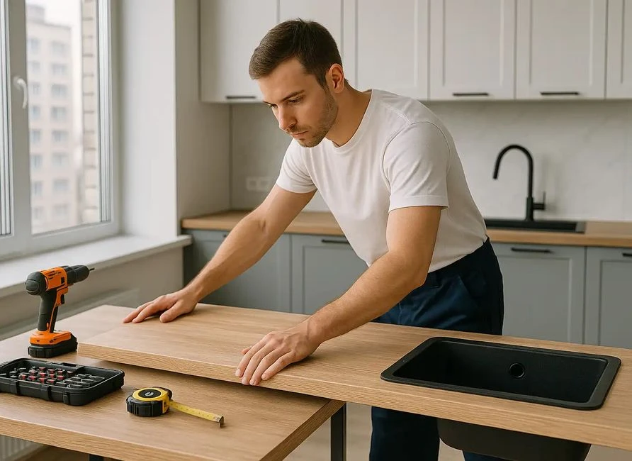 Обновляем кухню без ремонта: как заменить кухонную столешницу с помощью компании «АнтЛи Мебель» 222