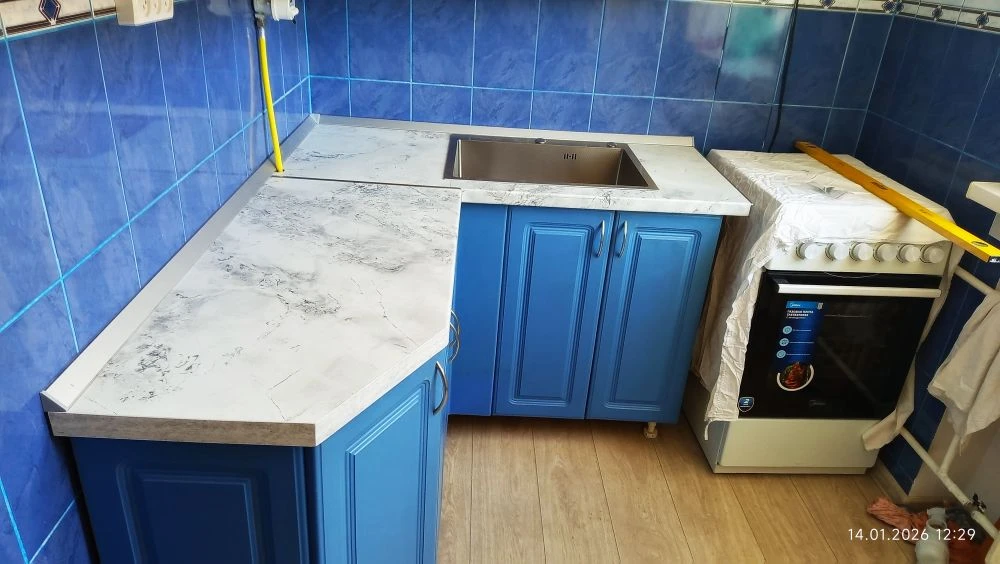 Столешница испортилась, а кухня ещё хорошая? Столешница испортилась, а кухня ещё хорошая?